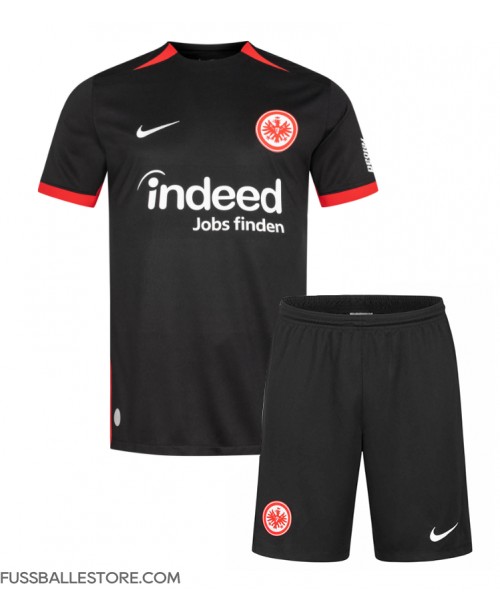 Günstige Eintracht Frankfurt Auswärts Trikotsatzt Kinder 2024-25 Kurzarm (+ Kurze Hosen)